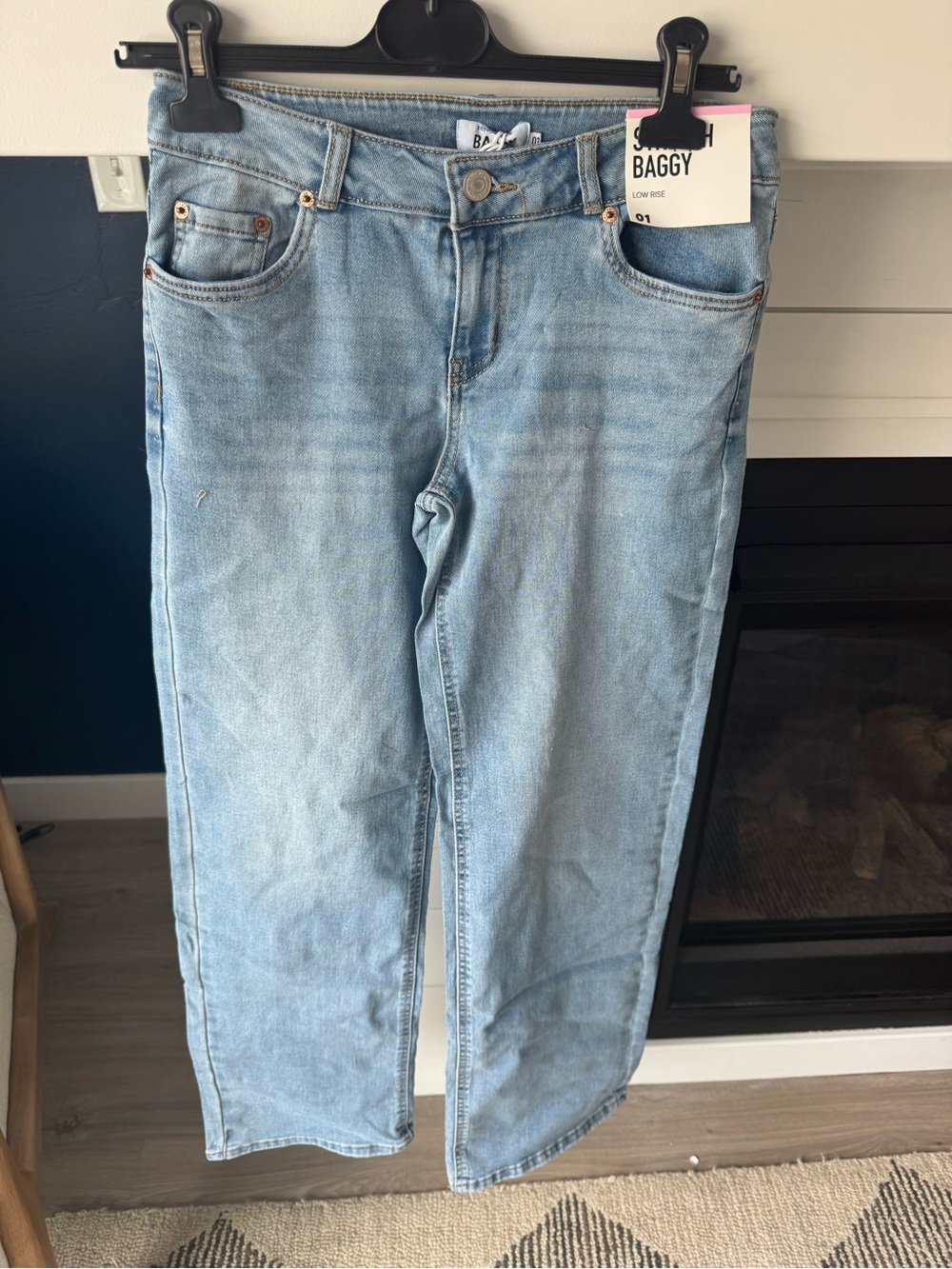 Refuge Denim Women's Baggy Low Rise Jeans Size 1 New